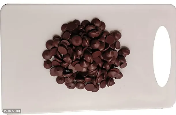 Classic 100% Dark Chocolate Chips for Chocolatiers and Chocolate Makers in 200gm packing-thumb0