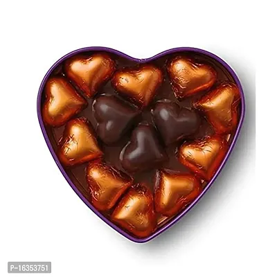 Classic Sweet Love Heart Shaped Chocolates Gift pack | Dark Chocolate Box-thumb0