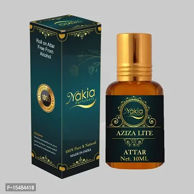 Nakia Perfumers 10ml Alcohol-Free Perfume Fragrance scent for Men  Women (AZIZA LITE)-thumb2