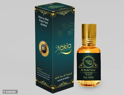 Nakia Perfumers Al Sadaf Attar 10ml Alcohol-Free Perfume for Men and Women-thumb0