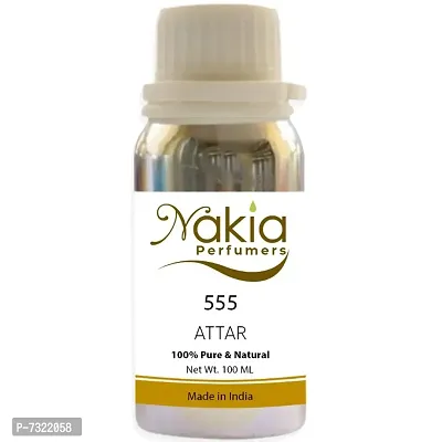 Nakia 555 Attar 100ml Roll-on Alcohol-Free Perfume Fragrance scent for Men  Women