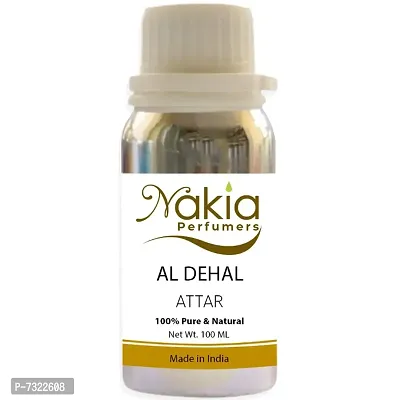 Nakia Al Dehal Attar 100ml Roll-on Alcohol-Free Perfume Fragrance scent for Men  Women