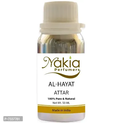 Nakia  Al-Hayat Attar 50ml Alcohol-Free Perfume Fragrance scent for Men  Women
