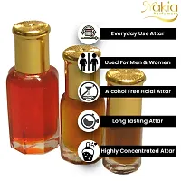 Nakia Mitti And Majmua Attar (Combo Pack 10ml*2) Roll-on Alcohol-Free Perfume Oil For Men And Women-thumb1