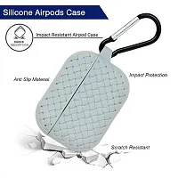 RBT Shock Proof Cover Case Compatible with AirPods Pro /Case Cover for AirPod Pro Wireless Headset |Device Not Included| (Tough Case) (Weave, Grey)-thumb1