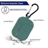 RBT Shock Proof Cover Case Compatible with AirPods Pro /Case Cover for AirPod Pro Wireless Headset |Device Not Included| (Tough Case) (Weave, Green)-thumb1