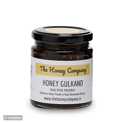 Fragrant And Delicious Honey Gulkand 250G Rose Preserve With Rosa Damascena Petals In Pure Natural Raw Unprocessed Unheated Unpasteurised Unfiltered Rosewood Raw Honey-thumb0