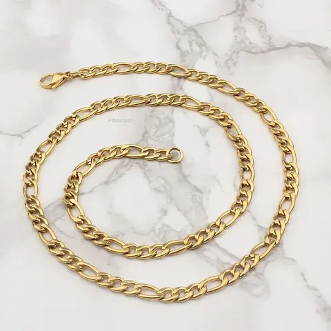 Stylish Brass Golden Chain For Men