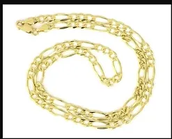 Long Gold-plated Plated Brass Chain (23 Inch)Water And Sweat Proof Jawellery-thumb3