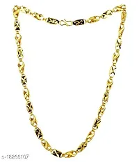 Long Gold-plated Plated Brass Chain (20 Inch)Water And Sweat Proof Jawellery-thumb2