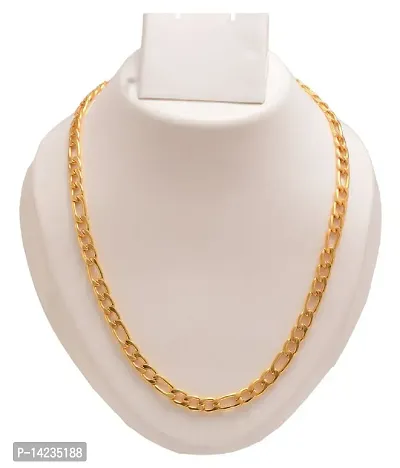 Gold-plated Plated Brass Chain (23 Inch)Water And Sweat Proof Jawellery-thumb4