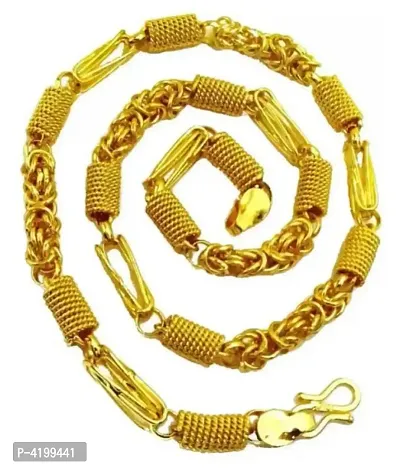 Trendy Gold Plated Chain for Men-thumb0