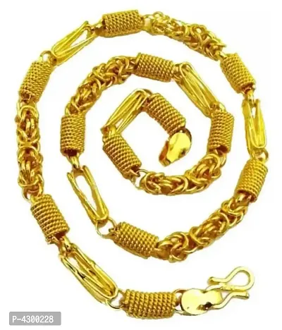 Designer Gold Plated Link Chain For Men-thumb0