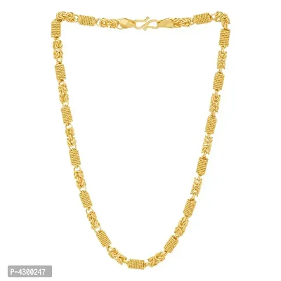 Designer Gold Plated Link Chain For Men