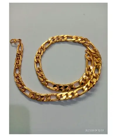 Men's Fashionable Golden Beads Chain