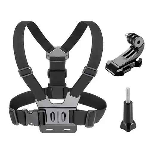 coku Adjustable Handlebar Plastic GoPro Camera for Gopro Mount Chest Belt Chest Strap Mount Body Belt Harness for Gopro Hero, SJCAM, Yi & Other Action Cameras