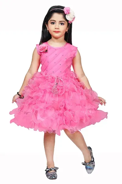 MAVILLA GARMENTS Baby Girl Knee Length Frock,Dress for Baby Girls || Dress for Baby Girls Clothes for Baby Girls Baby Girl Dress