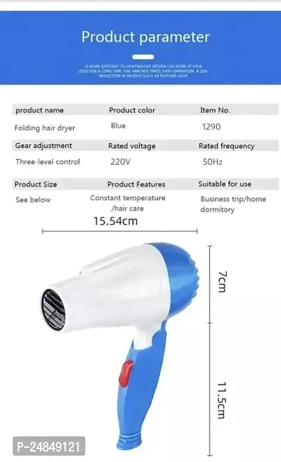 Professional Electric Foldable Hair Dryer With 2 Speed Hair Dryer-thumb3