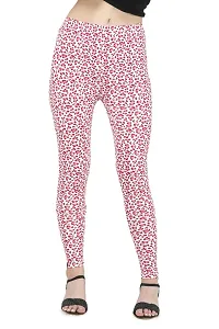 Stylish Printed Party Wear High Ankle Legging-thumb1