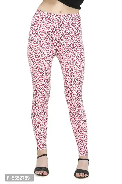 Stylish Printed Party Wear High Ankle Legging-thumb2