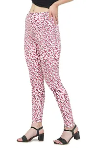 Stylish Printed Party Wear High Ankle Legging-thumb2