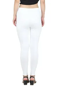 Solid High Ankle Cotton Leggings-thumb2