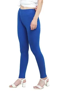 Solid High Ankle Cotton Leggings-thumb1