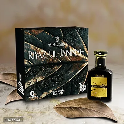 Al Nuaim Brand 100% Original Riyaz Ul Jannah 9.9Ml (Ameer Series) Great Fragrance L Floral Attar  Pocket Perfume.-thumb0