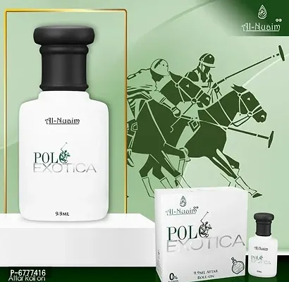 Al Nuaim Brand 100% Original Polo Exotica 9.9Ml (Ameer Series) Great Fragrance L Floral Attar  Pocket Perfume.