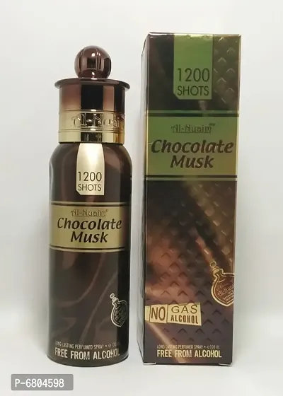 Al Nuaim Brand 100% Original (1200 Shots) Chocolate Musk 100Ml Great Fragrance L Perfume.-thumb0