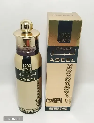 Al Nuaim Brand 100% Original (1200 Shots) Aseel 100ML Great Fragrance Long-Lasting For Men Perfume.-thumb0