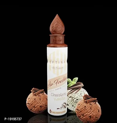 Al Nuaim 100% Original EFTINA Chocolate Vanilla Air Freshener |Alcohol Free Air Freshner |Room Air Freshner |A Wave of Freshness |250ml-thumb0
