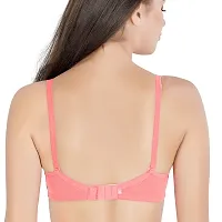 Florich Soft Padded Full Coverage Bra (B, Pink, 36)-thumb2