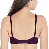 Florich Soft Padded Full Coverage Bra (P101_6_34B, Wine, 34B)-thumb2