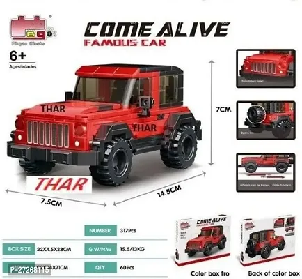 Kids Toys Thar Jeep Blocks-thumb0