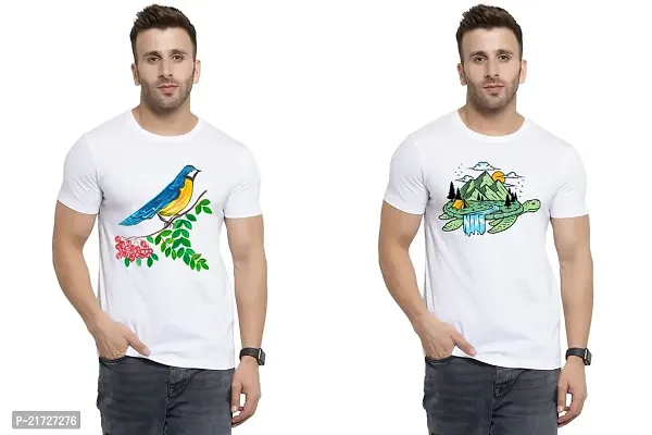 Denip - Where Fashion Begins | MK-002| Polyester Graphic Print T-Shirt | for Men  Boy-thumb0