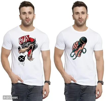 Denip - Where Fashion Begins | MK-005| Polyester Graphic Print T-Shirt | for Men  Boy-thumb0