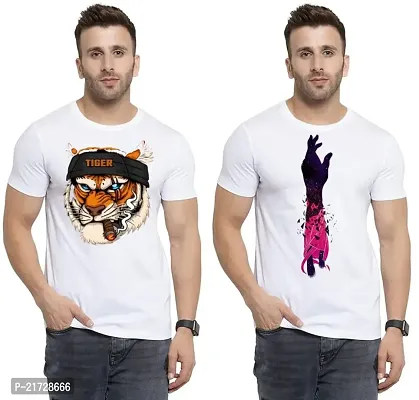 Denip - Where Fashion Begins | DP-5009 | Polyester Graphic Print T-Shirt | for Men  Boy | Pack of 2