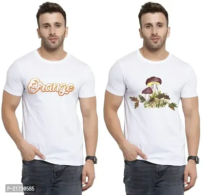 Denip - Where Fashion Begins | DP-9650 | Polyester Graphic Print T-Shirt | for Men  Boy | Pack of 2