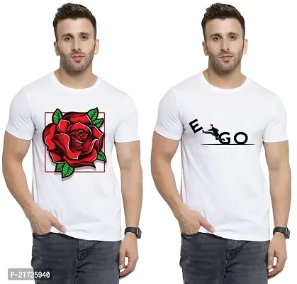 Denip - Where Fashion Begins | DP-5958 | Polyester Graphic Print T-Shirt | for Men  Boy | Pack of 2