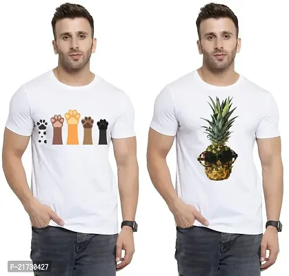 Denip - Where Fashion Begins | DP-8811 | Polyester Graphic Print T-Shirt | for Men  Boy | Pack of 2