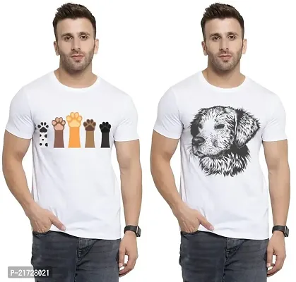 Denip - Where Fashion Begins | DP-3189 | Polyester Graphic Print T-Shirt | for Men  Boy | Pack of 2-thumb0