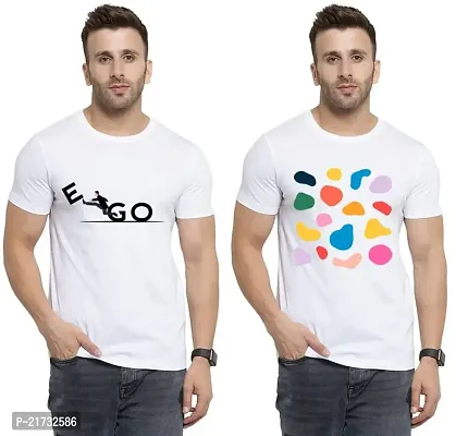 Denip - Where Fashion Begins | DP-4002 | Polyester Graphic Print T-Shirt | for Men  Boy | Pack of 2-thumb0