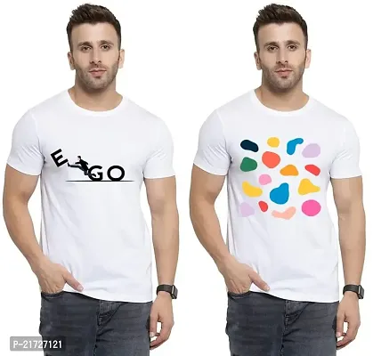 Denip - Where Fashion Begins | DP-4005 | Polyester Graphic Print T-Shirt | for Men  Boy | Pack of 2