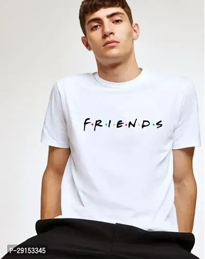 Trending Friends Printed Half Sleeve Men T-Shirts