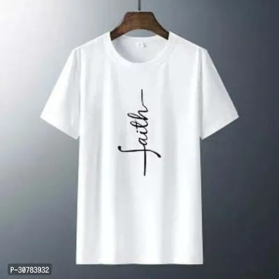 Trending Faith Printed White T-Shirts for Men-thumb0