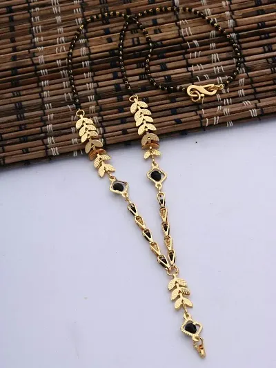 Stylish Pendant Necklace Beads Mangalsutra For Women