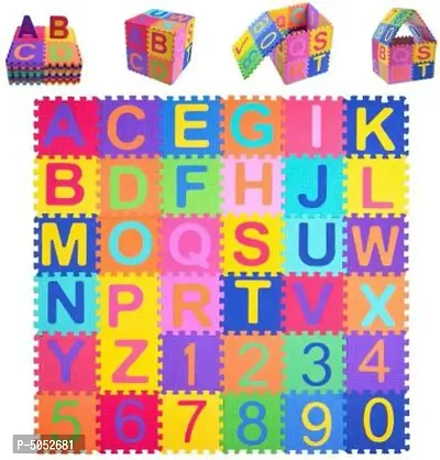 Soft EVA Foam Baby Children Kids Play Mat Alphabet Number || 36 Pieces ||