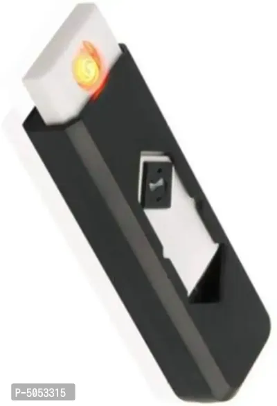 USB Cigarette Lighter Windproof Rechargeable Flameless Lighter