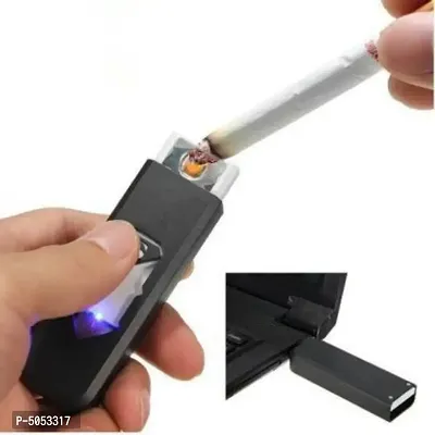 USB Cigarette Lighter Windproof Rechargeable Flameless Lighter.
